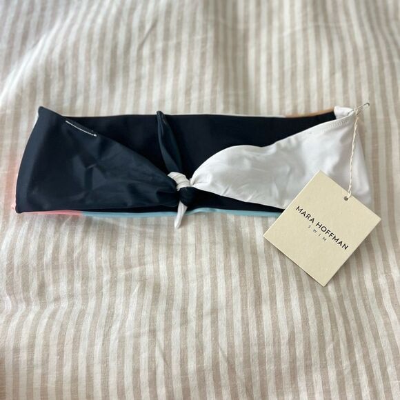 ABIGAIL peach multi bikini top MARA HOFFMAN ✨✨✨ - Picture 7 of 7